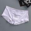 1PC Soft Solid Color Ice Silk Translucent Men's Underwear Male Shorts Breathable