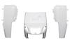 Bike Parts Center Gear 4KN/UA03J 3-Piece Exterior Set, White, 3038