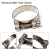 1pc New Useful Hardware Exhaust Repair Tool Stainless Steel T Bolt Hose Clamps Pipe Clip
