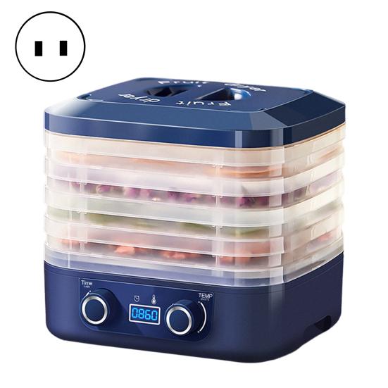 Temperature Control Food Dehydrator Machine with Adjustable Timer BPA-Free Large Capacity 5 Layers US Plug Food Fruit Dehydrator