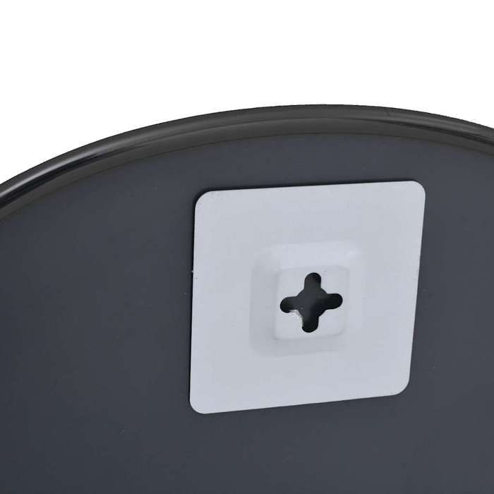 VidaXL Wall Mirror Makeup Vanity Cosmetic Bedroom Decoration Bathroom Living Room Interior Black 348222