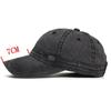 Wash Cotton Vintage Dad Hat Sun Protection Streetwear Hats Low Profile Cap  for Women Men Couple