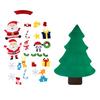 DIY Felt Christmas Tree for Toddlers Wall Hanging Christmas Tree Kit Interactive Kids DIY Crafts for Holiday Party Supplies