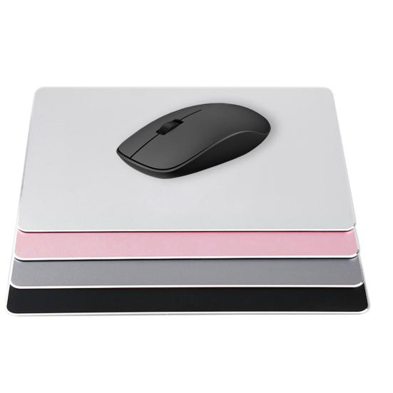 Slim Sleek Anti-Slip Aluminum Alloy Computer Gaming Mouse Pad Mat Mice Mousepad
