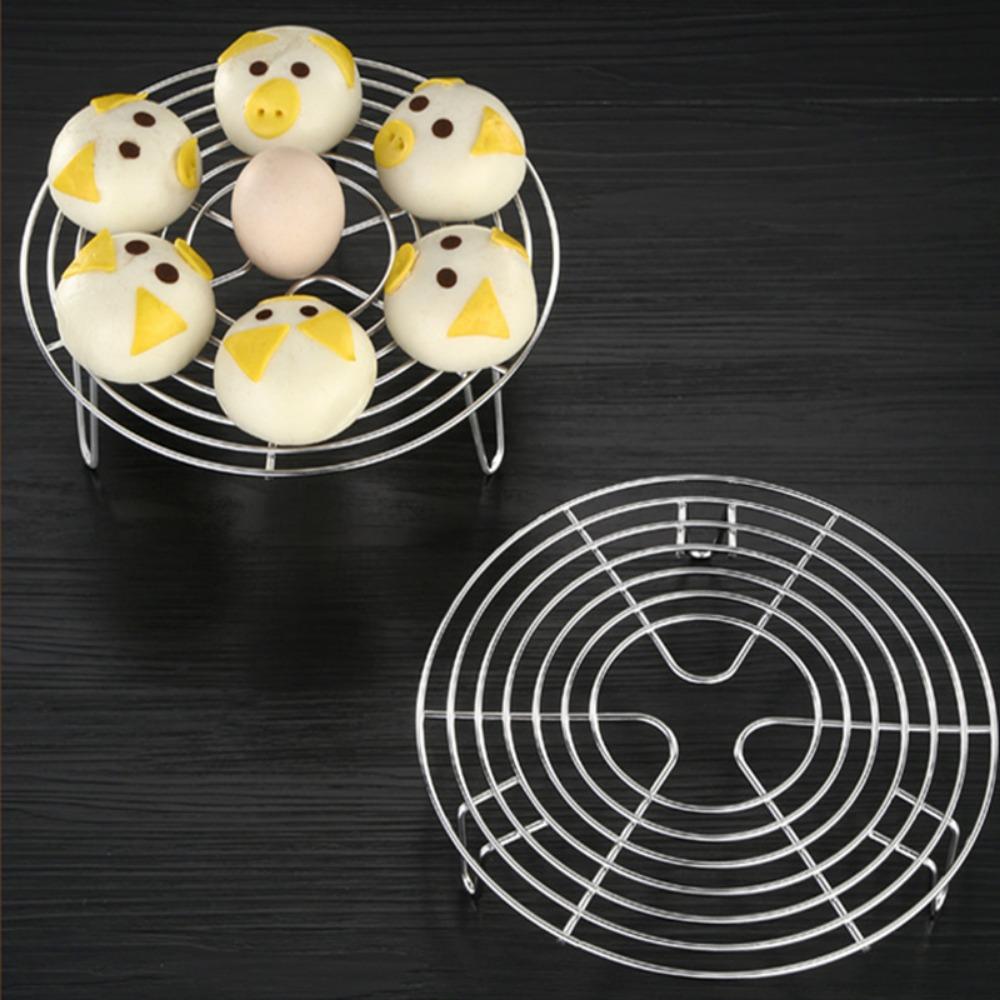 Durable 304 Stainless Steel Tray Stand Pot Steaming Steamer Rack Steamer Shelf Cookware