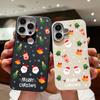 Leather Texture Shell for iPhone 16 15 Pro 14 13 12 11 Pro Max Xs Max Xr 8 7 6 Plus Cartoon Santa Claus Elk Pattern Shockproof Soft Tpu Slim Cover