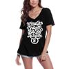 Women's V-Neck T-Shirt If You Can Dream It You Can Achieve It - Graphic Tee