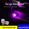 Wireless USB Interior LED Atmosphere Lights for Cars - Color-Changing and Easy To Install