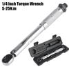 5-25N.m Micrometer Adjustable Torque Wrench Professional For Car Bicycle Motorbike Use 1/4'' Drive Spanner Hand Tool