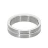 [Shinjuku Gin No Kura] Slit Line Ring, Size 25, Men's, Stainless Steel, Simple