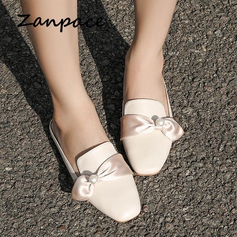 Fashion 2024 Summer Flat with Slippers Women Outside Indoor Ladies Slide Sandals Fashion Comfortable Butterfly Platform Women Shoes