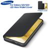 Samsung Original Smart LED View Case Cover For Samsung Galaxy S22 5G S22+ 5G S22 Plus 5G LED Wallet Flip Cove