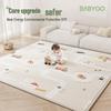 BabyGo Thickened XPE Crawling Mat for Infants and Toddlers - Foam Floor and Fence Mat for Living Room