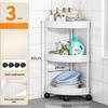 Triangular Floor-Standing Multi-Layer Storage Rack for Bathroom and Living Room