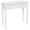 Atmosphera "Charme" 2-drawer Decorative Console - White