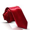 Monochrome Tie Solid Color Narrow Tie 5Cm Men'S Satin Hand Tie