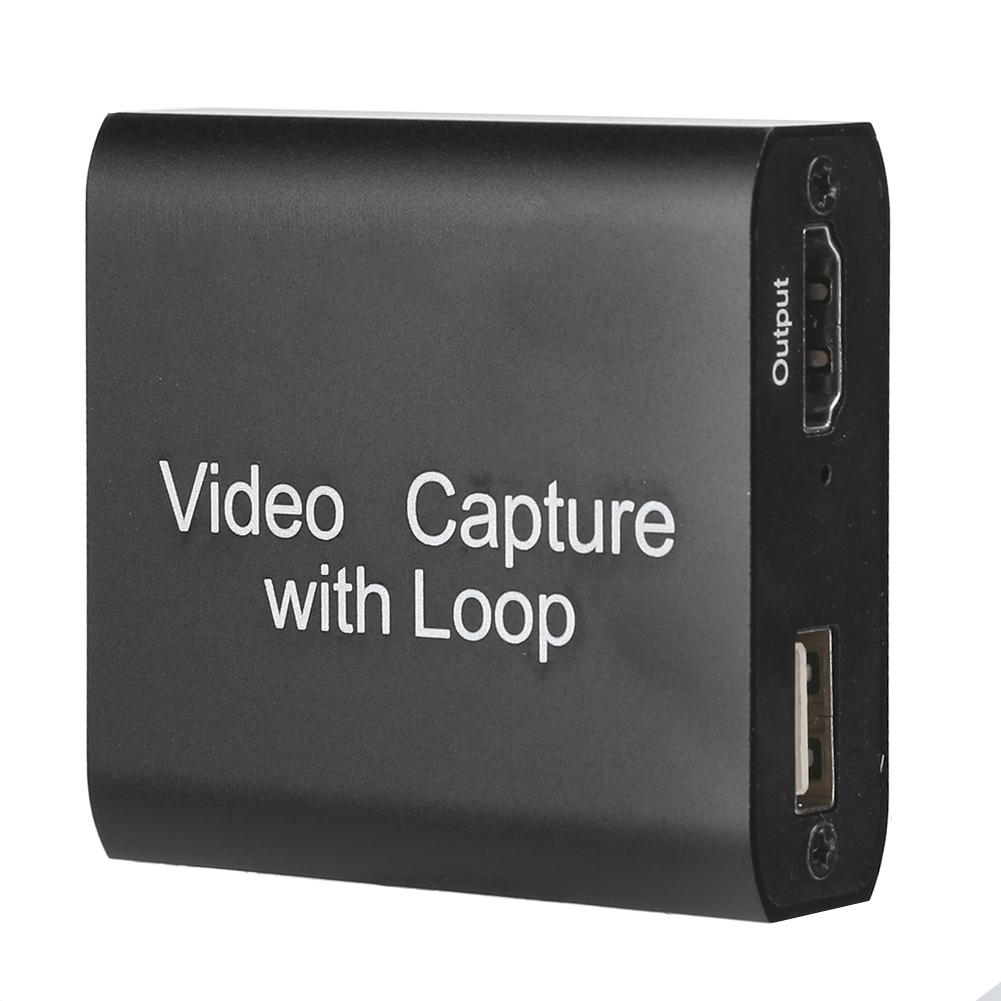 High Definition Live USB External for Switch Game USB To HDMI with Loop Out Capture Card
