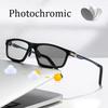 Photochromic Ultra Light Glasses Fashion Anti Blue Light Color Changing Flat Glasses