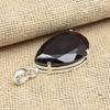 Faceted Garnet Gemstone Solid 925 Sterling Silver Handmade Jewelry Charming Pendant