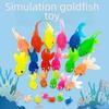 Large Soft Gel Simulation Goldfish Toy for Children - Fake Colorful Fish Model for Catching and Water Play