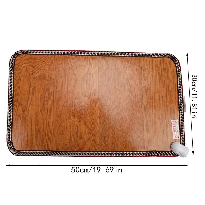 Leather Heating Foot Mat Warmer Electric Heating Pads 220V