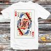 Queen Cheat King with Jack Playing Card Lucky Hand Poker Chips T Shirt B868