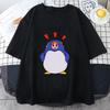 Azumanga Daioh Chiyo Mihama T-shirts WOMEN Summer Penguin Japanese Anime Tshirts 100% Cotton Kawaii/Cute Short Sleeve Streetwear