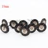 10Pcs/Bag 2.35mm Polishing Brush Wheel Dental Laboratory Lab Materials Soft Grey Goat Hair Rotary Tools Low Speed HP Shank Buff