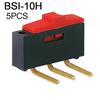 5PCS Professional Red DC12V 0.3A BSI-10/BSI-10H Toggle Switch 1P2T Slide Switch