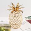 Pineapple/Pear/Apple European Decorations Handmade Handicrafts Crystal Alloy Ornaments  Party