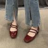 Fashion 2025 Fashion Women's Mary Jane High Heels Square Toe Shallow Low Heel Buckle Strap Pumps Classics Retro Dress & Daily Shoes