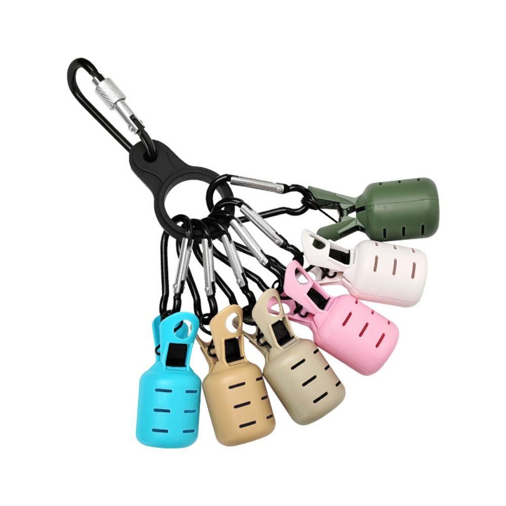 6pcs/set Lure Egi Hook Cover Protector with Carabiner Fishing Hooks Cover  Sea Fishing