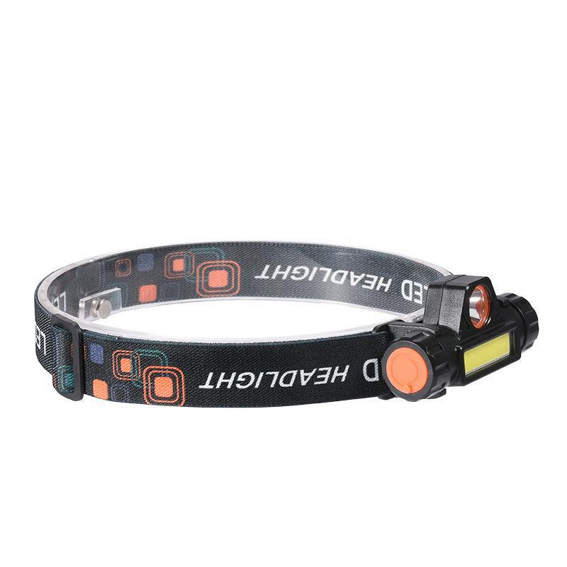 Rechargeable Dual Light Headlamp for Camping, Hiking, Night Fishing & Outdoor Work
