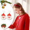 1Pair Handmade Sew Christmas Earring Christmas Tree Xmas  Eardrop Santa Claus  Earrings  Women