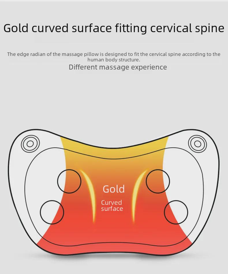 Multi-Function Electric Neck, Shoulder & Back Massager Pillow