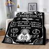 Satanic Gothic Witchcraft Blanket Ouija Board with Hands Occultism Flannel   Soft Four Seasons Portable Camping