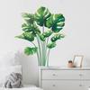 Tropical Plants Wall Sticker Self-Adhesive Strong Stickiness PVC Waterproof Removable Wall Decal Background Decoration