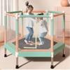 48inch Hexagonal Trampoline for Children Exercise with Protection Net Indoor Sports Entertainment Jumping Bed