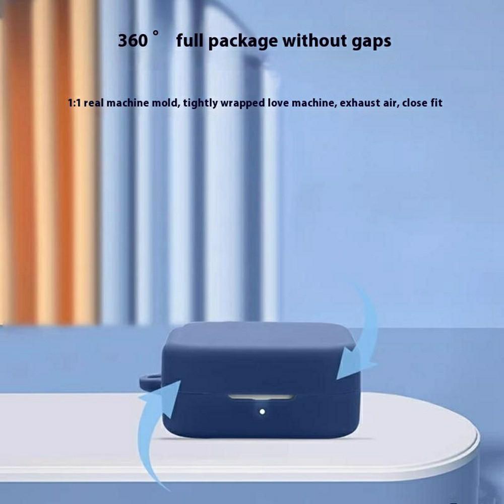 For Nothing CMF Buds 2a Silicone Case Wireless Earphones Protective Cover with Anti-Lost Buckle