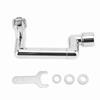 Faucet Extender Chrome Copper ABS Telescopic Swivel Faucet Tap Extension for Kitchen Wash Basin