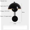 Danish Designer Flower Bud Wall Lamp Bedroom Bedside Lamp Simple Luxurious Decoration TV Background Wall Children Room Wall Lamp