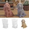 1PC Ice Cube Mould Dogs Scented Soap Resin Plaster 3D Poodle Puppy Candle Silicone Mold