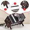 Record Storage Rack Organizer, Multipurpose Bamboo, Desktop Vinyl Holder Display Stand for ,