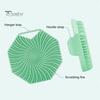 Shower Brush Polygon Soft Skin Exfoliating Scalp Massage Portable Ergonomic Handle Anti-septic Body Brush Bath Shower Brush Scrubber