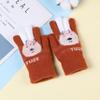 Thickened Autumn Winter Gloves Warm Warm Mittens Full Finger Gloves Hand Warmer  Boys Girls