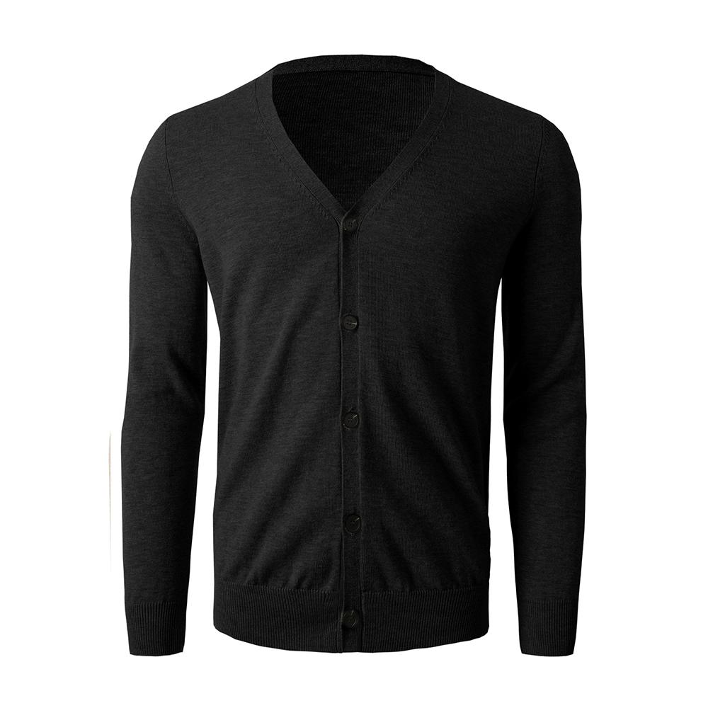Winter New Cardigan Men Clothing Fashion Button Decor Super Large