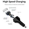 Portable QC 3.0 Quick Charge 4 USB Ports Car Cigarette Lighter Charger Adapter