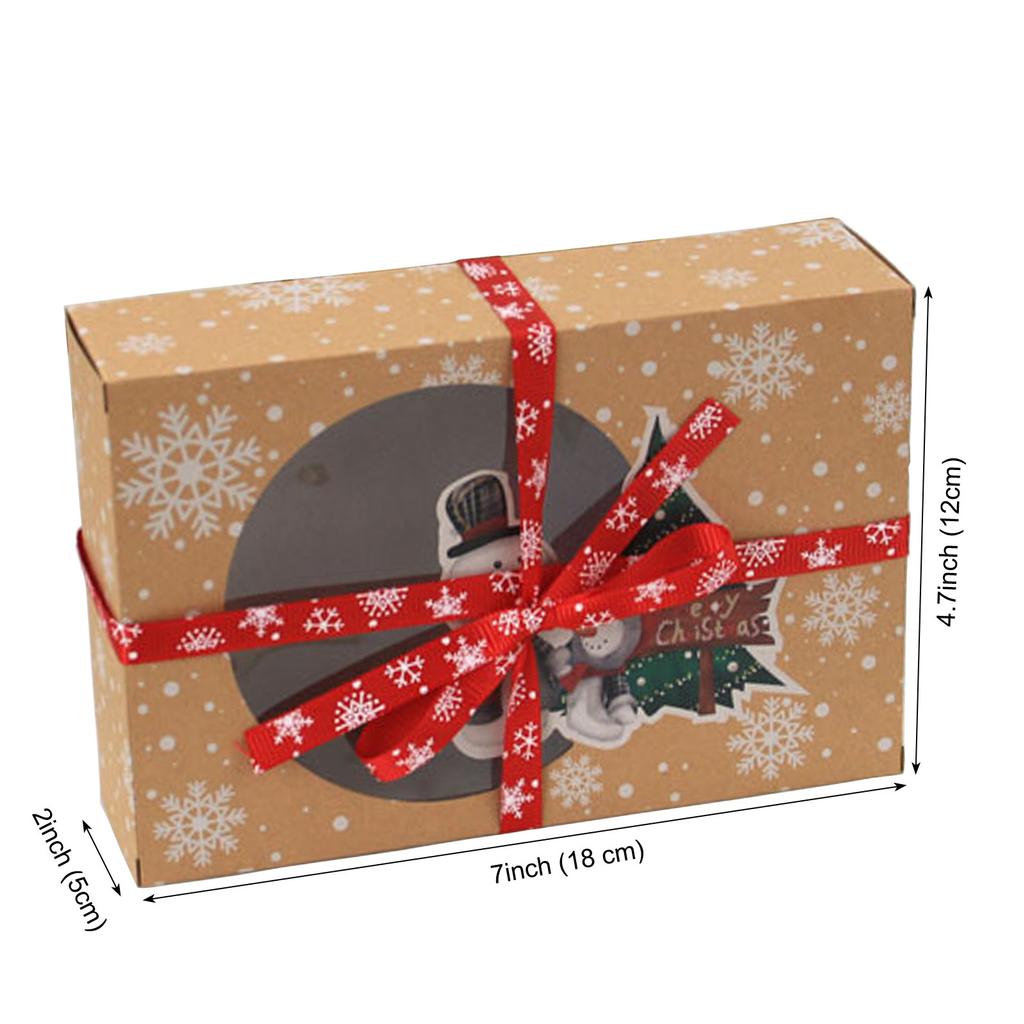 24PCS Christmas Cookie Gift Boxes  Boxes for Holiday B Akery Food Container