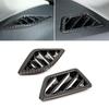 2x Накладка на боковую решетку вентиляции приборной панели под карбон для BMW 5 серии F10 11-17