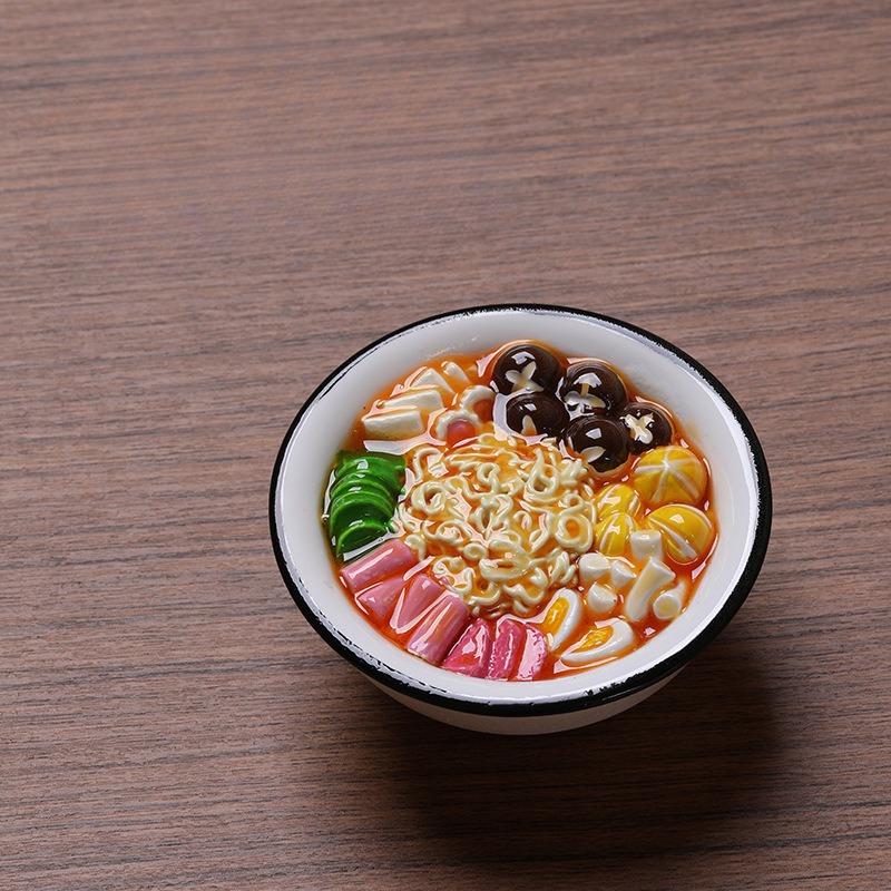 Simulated Food Refrigerator Sticker Chinese Food Toy Magnetic Sticker Refrigerator Decoration 3Resin Po Wall Magnetic Suction
